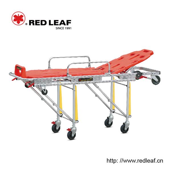 Adjustable Aluminum Alloy HDPE Spine Board Ambulance Stretcher for Narrow Space