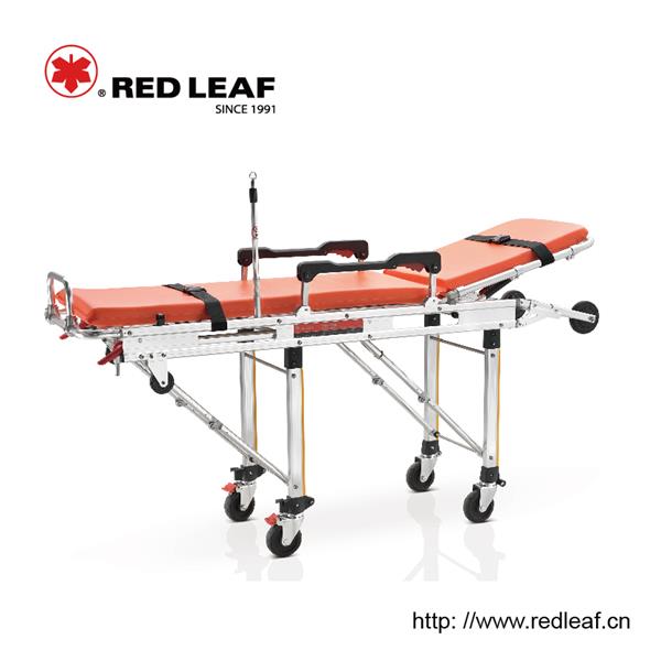 Adjustable Aluminum Alloy Ambulance Stretcher with Reinforced Leg Tube