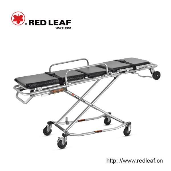 Adjustable Aluminum Alloy PVC Mat Ambulance Stretcher for Narrow Spaces like Elevators