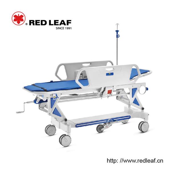 Manual Adjustable Central Control Brake Emergency Bed