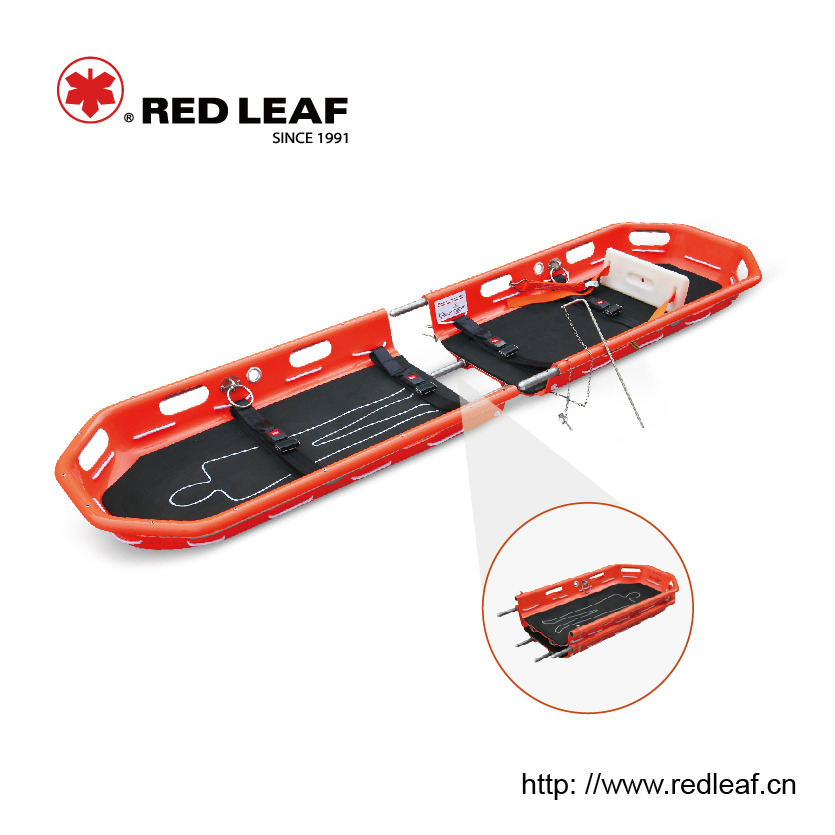 Special emergency wild rescue separable basket stretcher