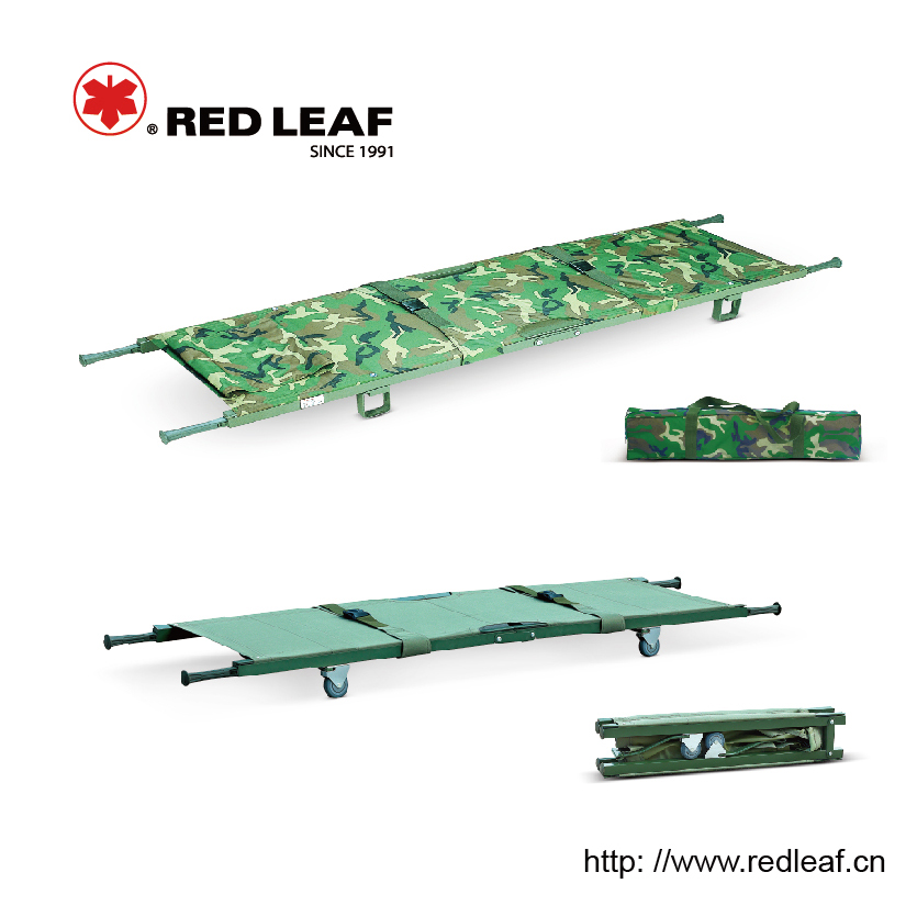 High-strength aluminum alloy for army to use in battlefield foldaway stretcher